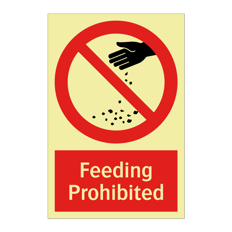 Feeding Prohibited