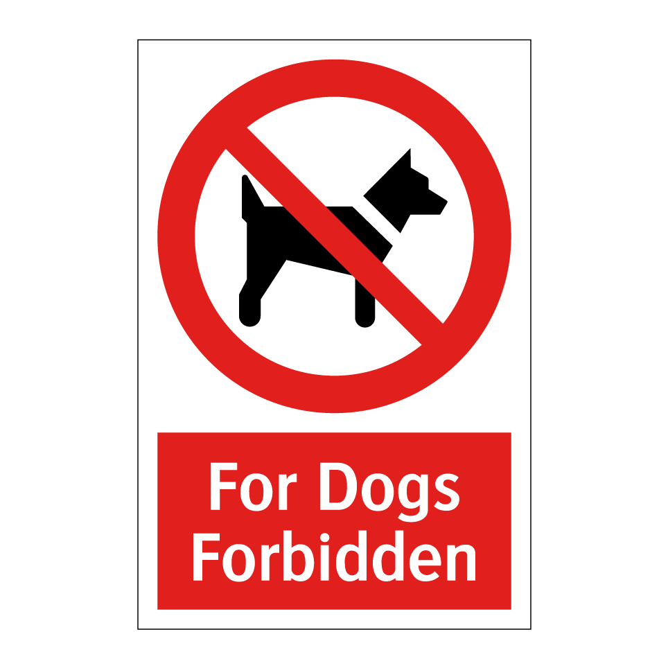 For Dogs Forbidden