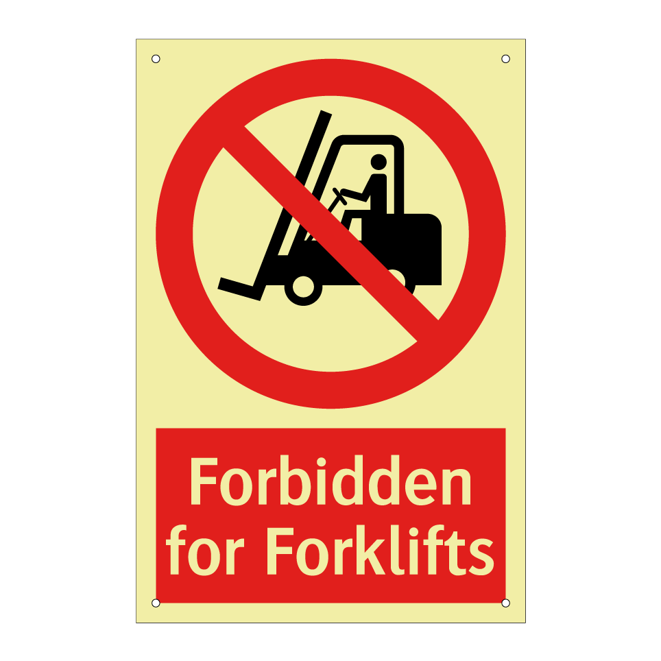 Forbidden for Forklifts