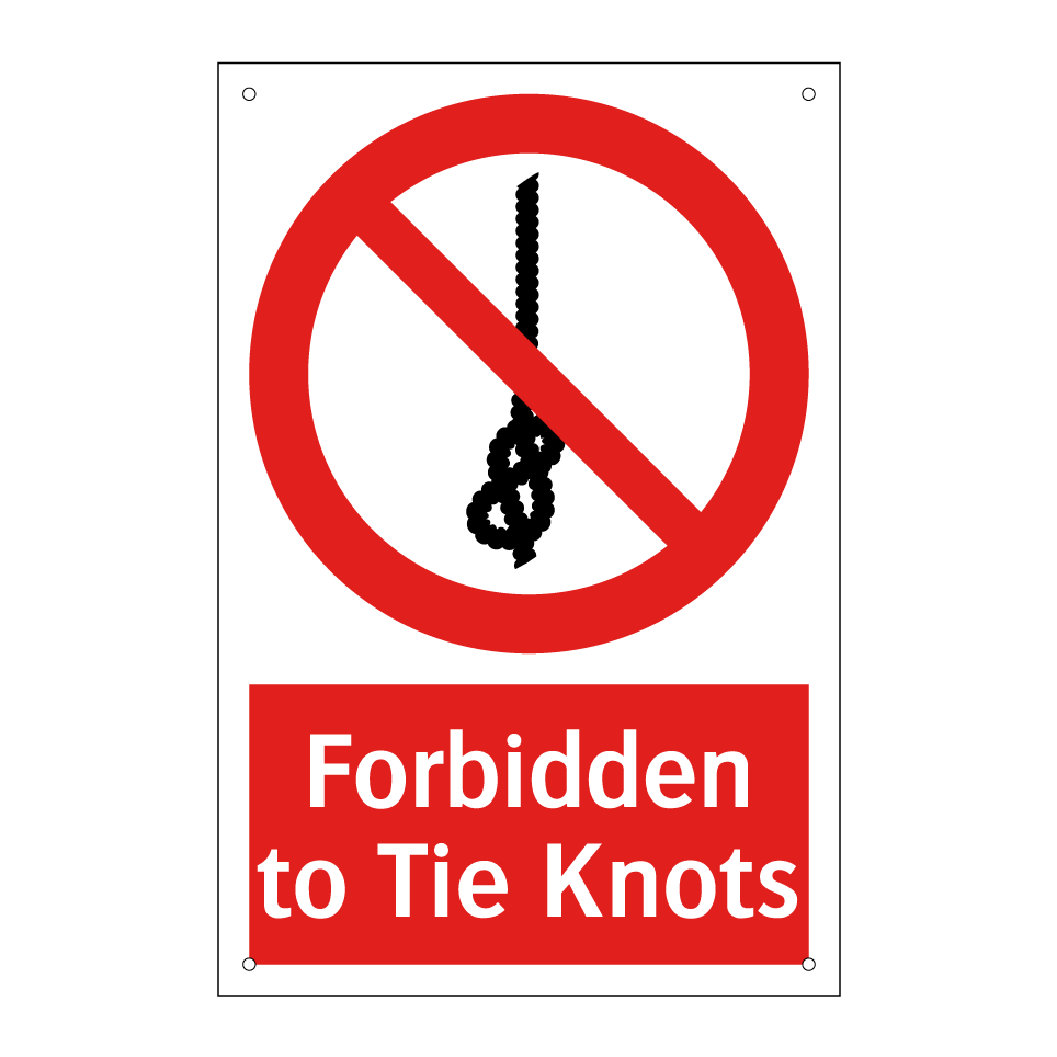 Forbidden to Tie Knots
