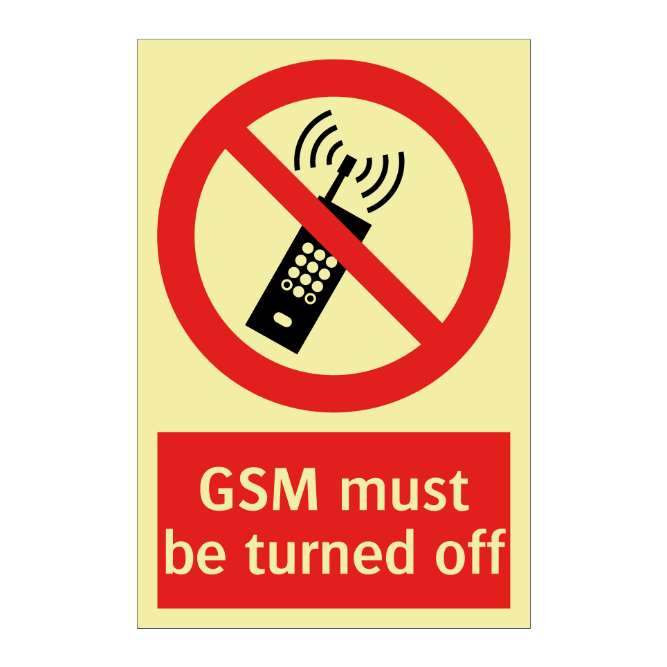 GSM must be turned off