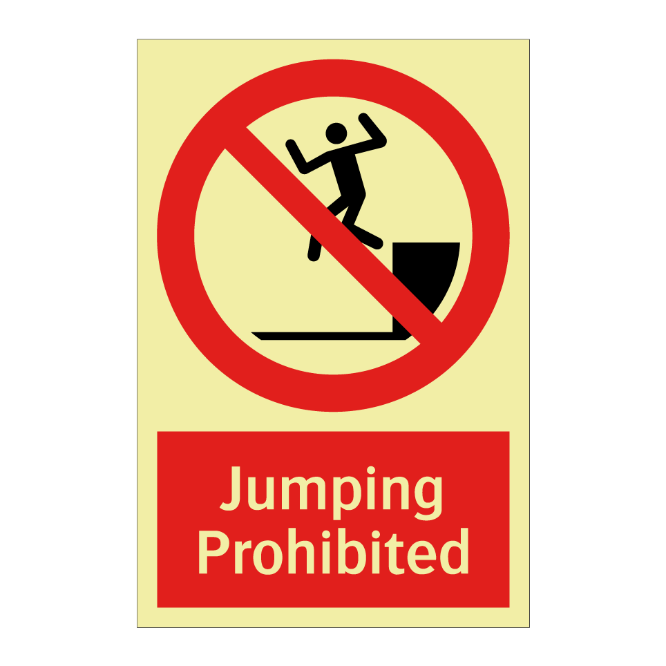 Jumping Prohibited