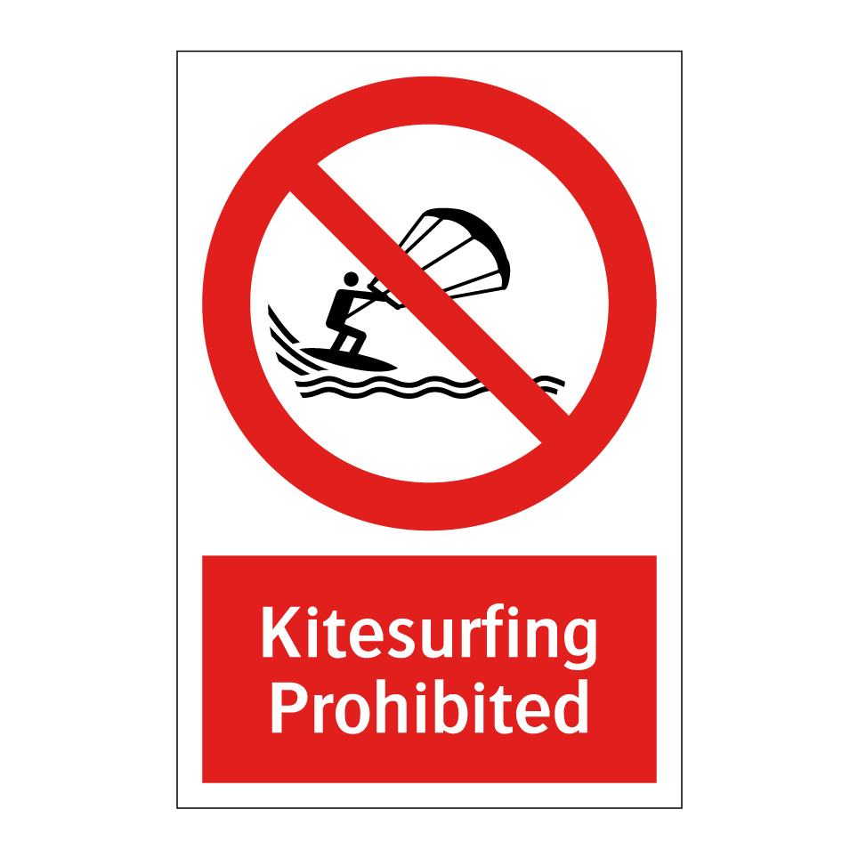 Kitesurfing Prohibited