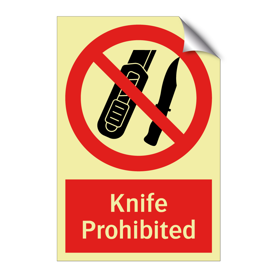 Knife Prohibited