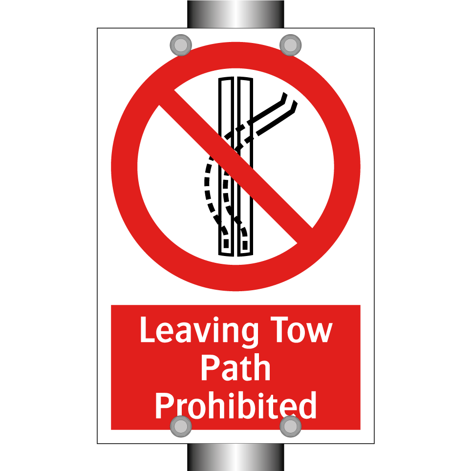 Leaving Tow Path Prohibited