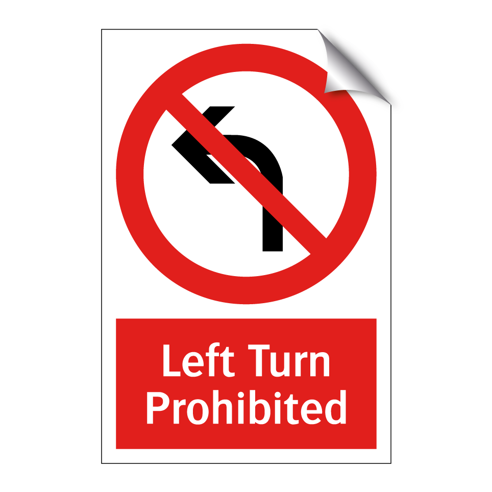 Left Turn Prohibited