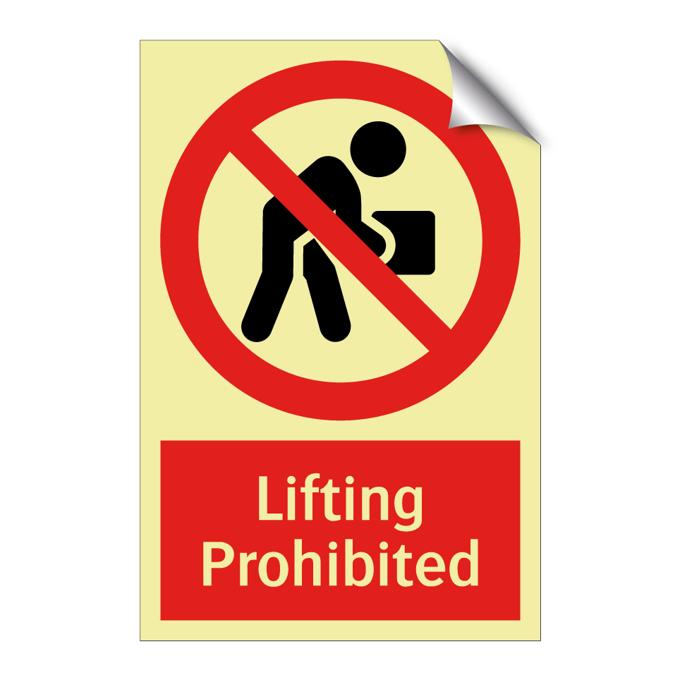 Lifting Prohibited