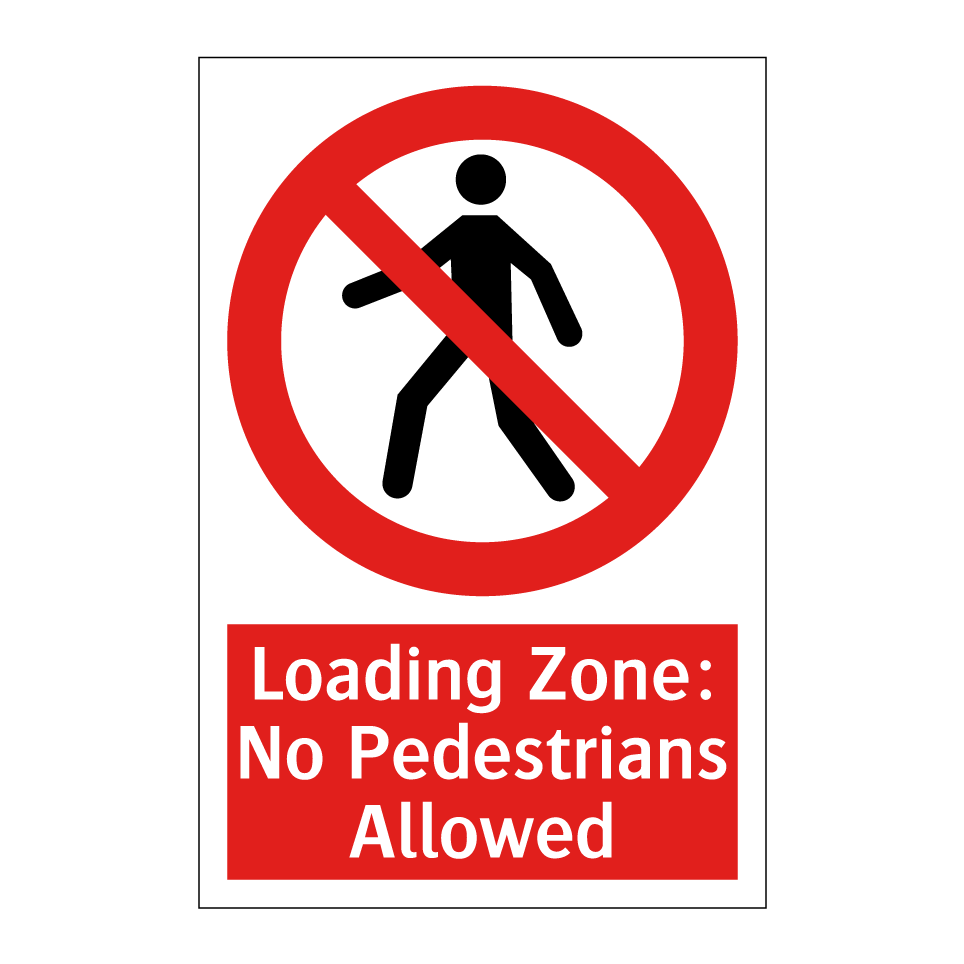 Loading Zone: No Pedestrians Allowed