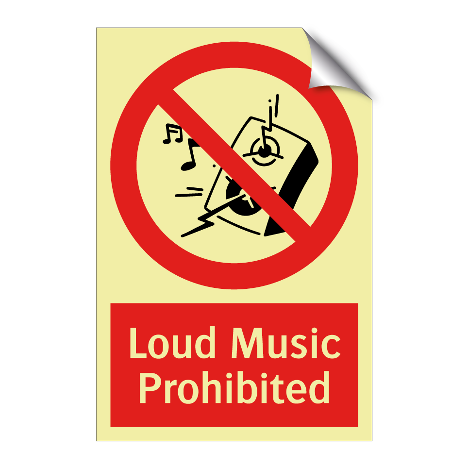 Loud Music Prohibited