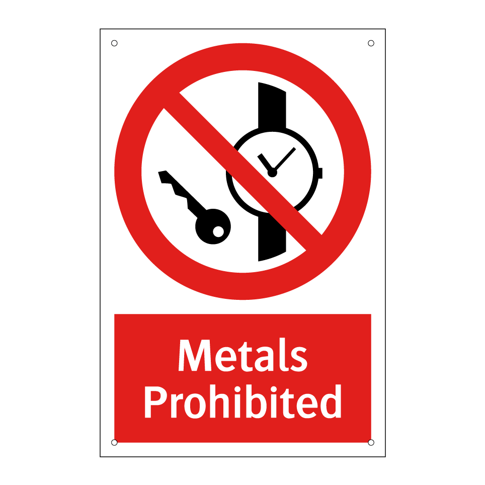 Metals Prohibited