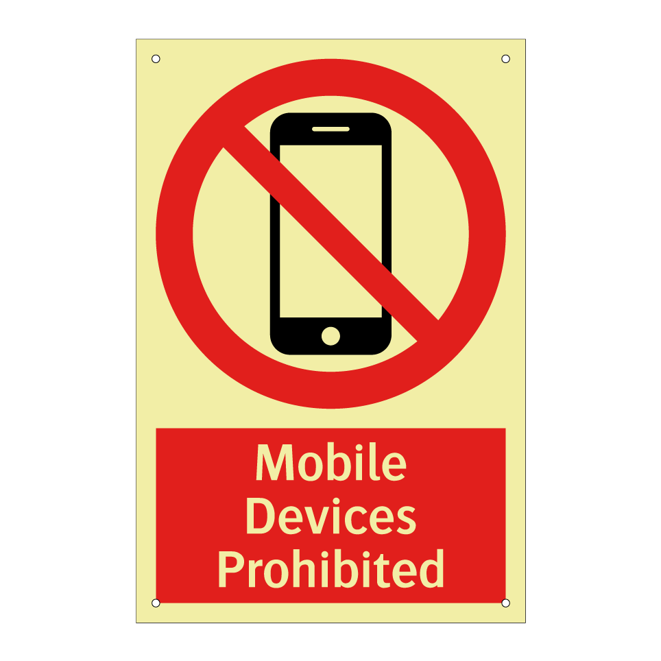 Mobile Devices Prohibited