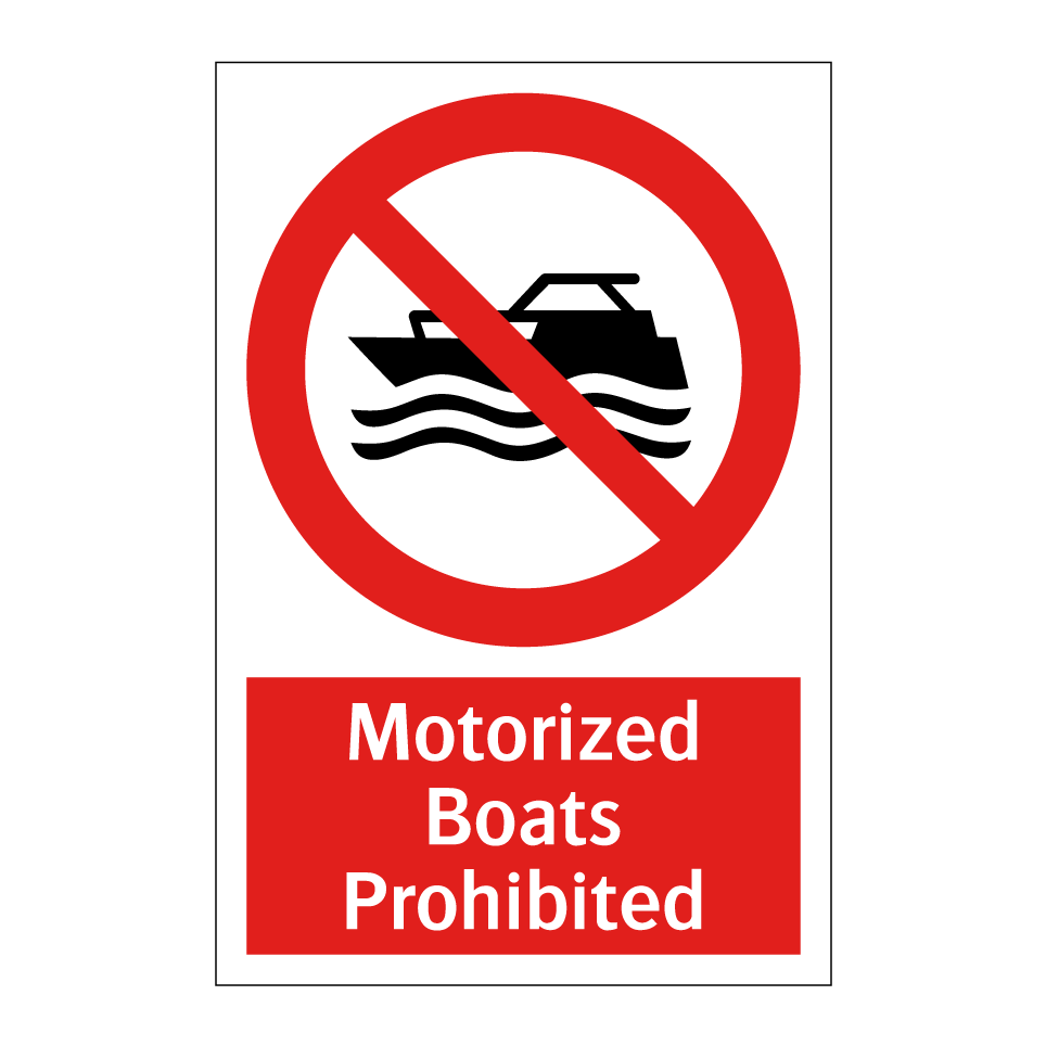 Motorized Boats Prohibited