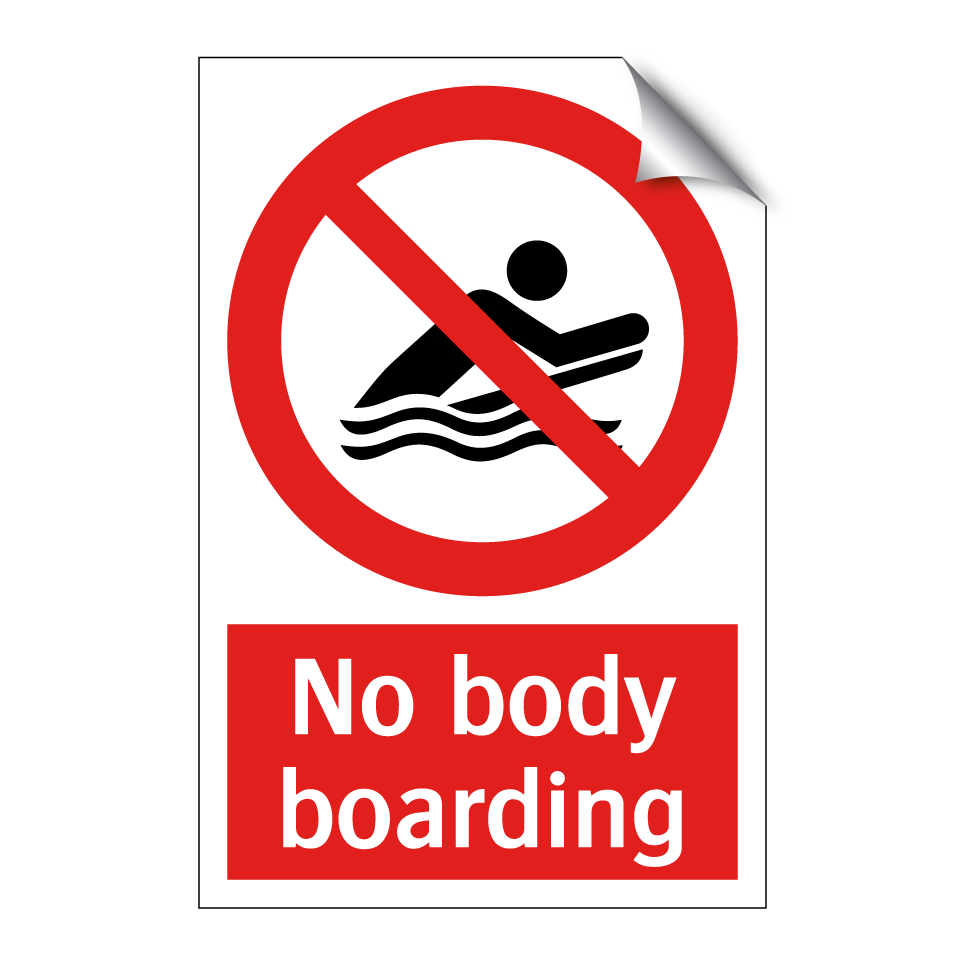 No body boarding