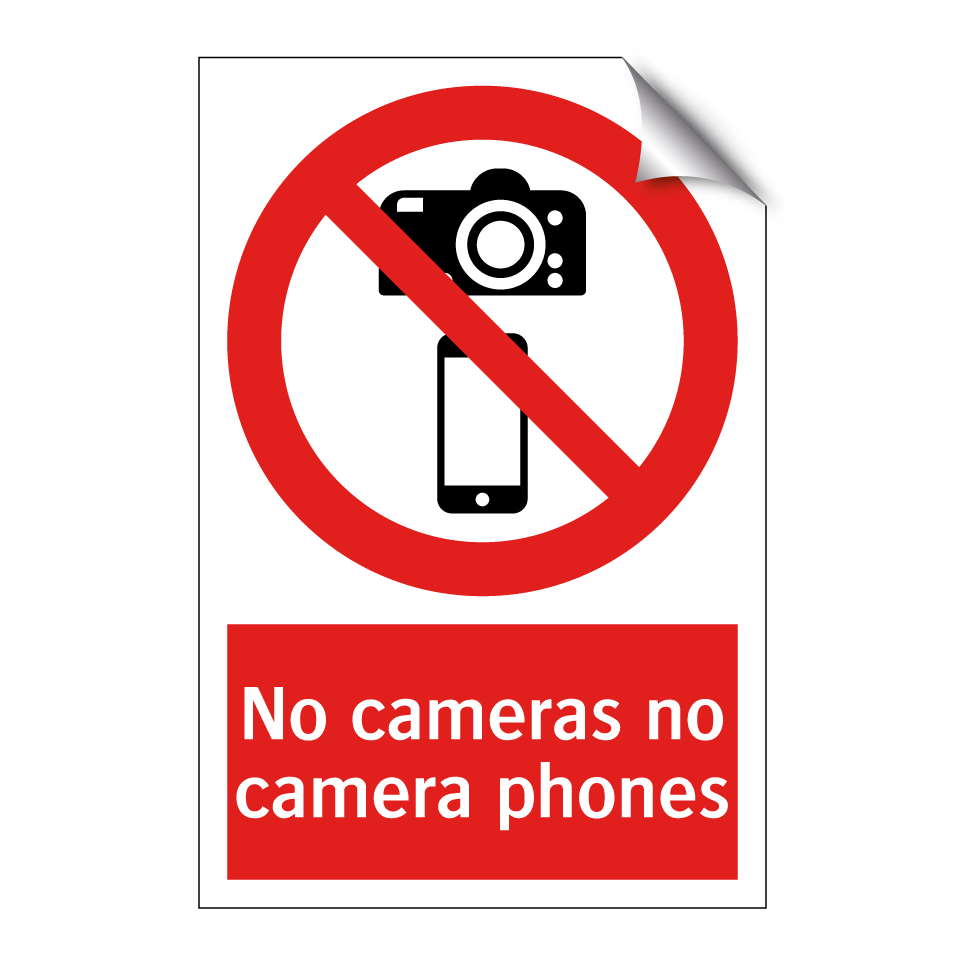No cameras no camera phones