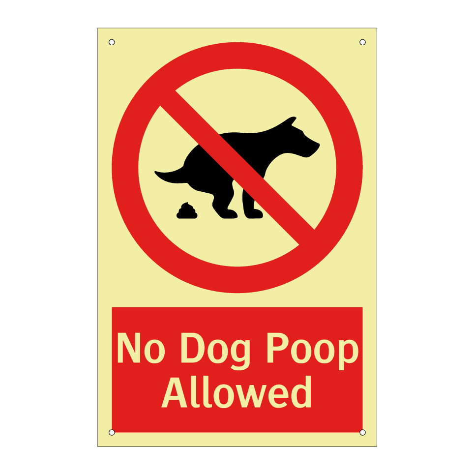 No Dog Poop Allowed