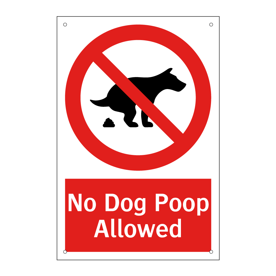 No Dog Poop Allowed