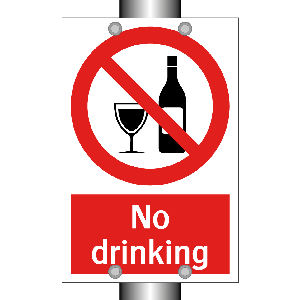 No drinking