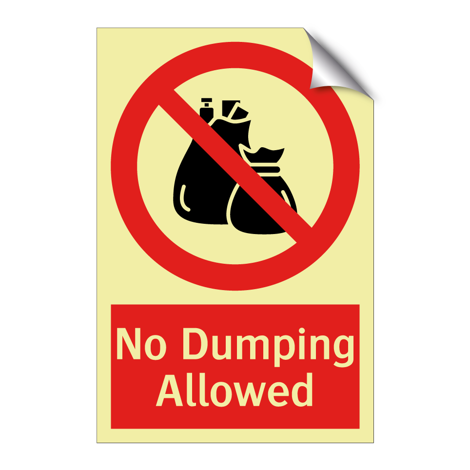 No Dumping Allowed