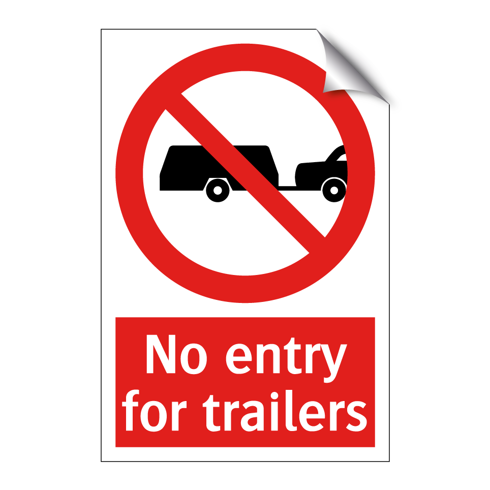 No entry for trailers