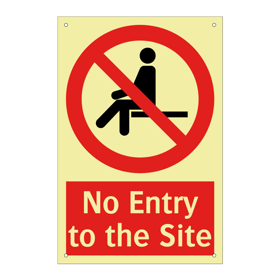 No Entry to the Site