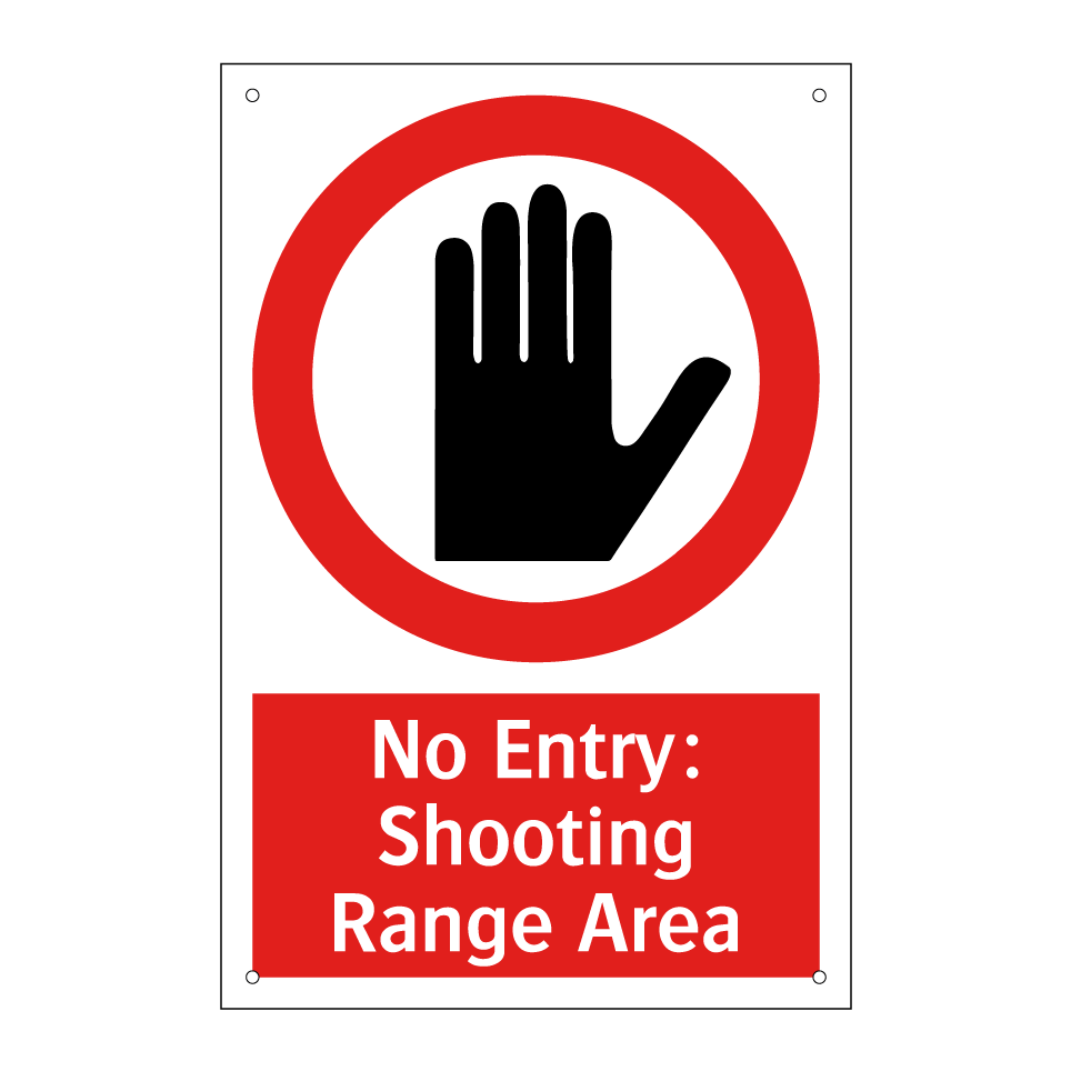 No Entry: Shooting Range Area