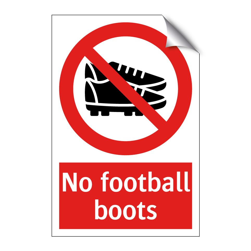No football boots