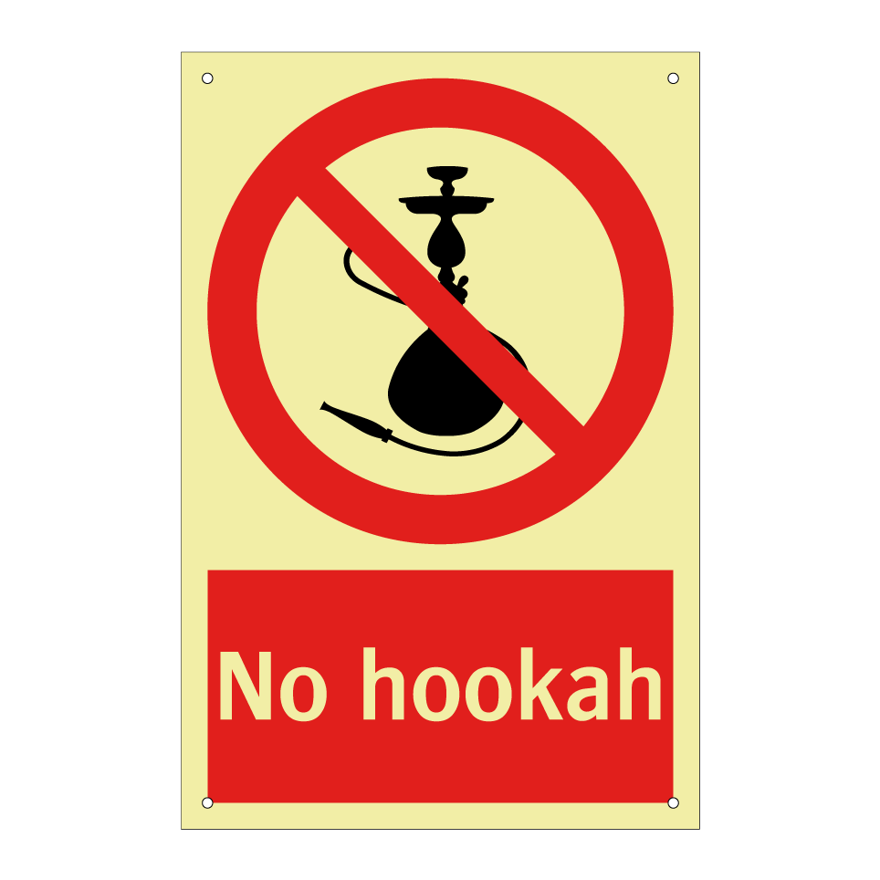No hookah
