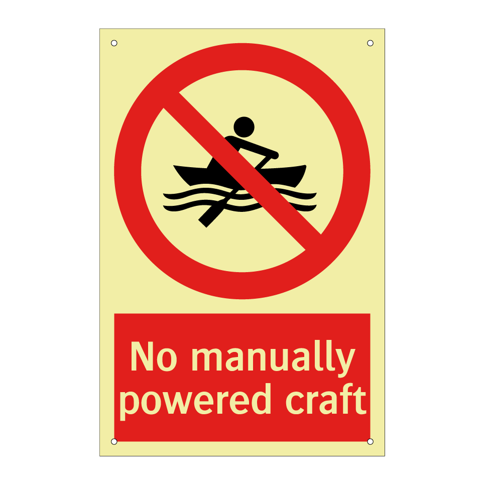 No manually powered craft