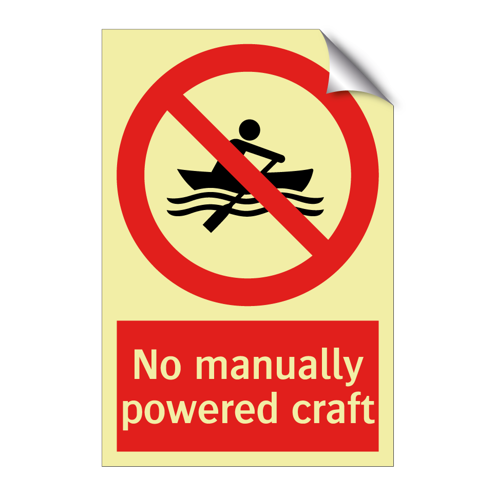 No manually powered craft