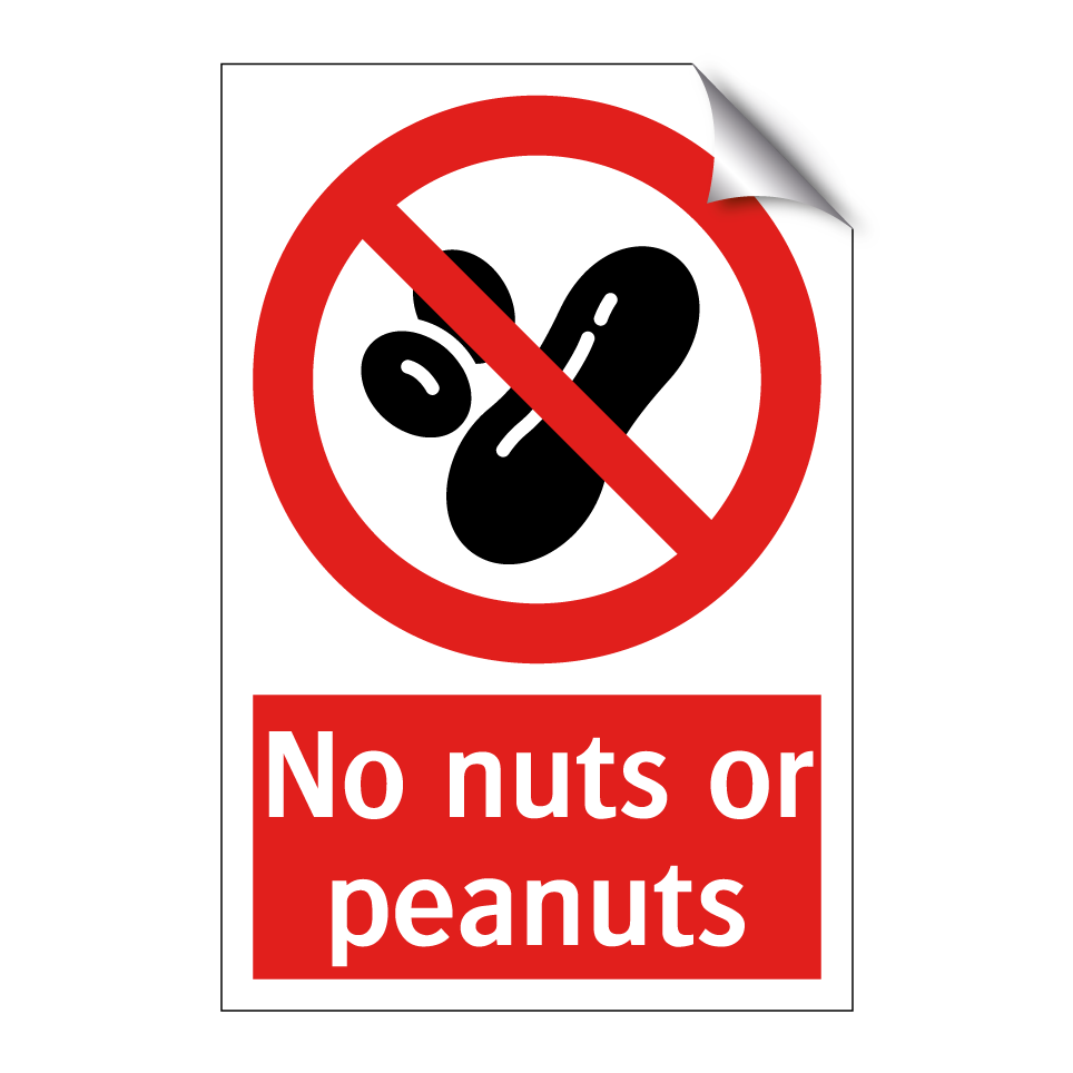 No nuts or peanuts