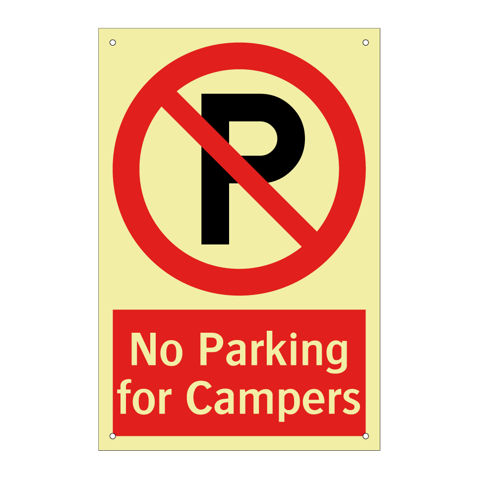No Parking for Campers