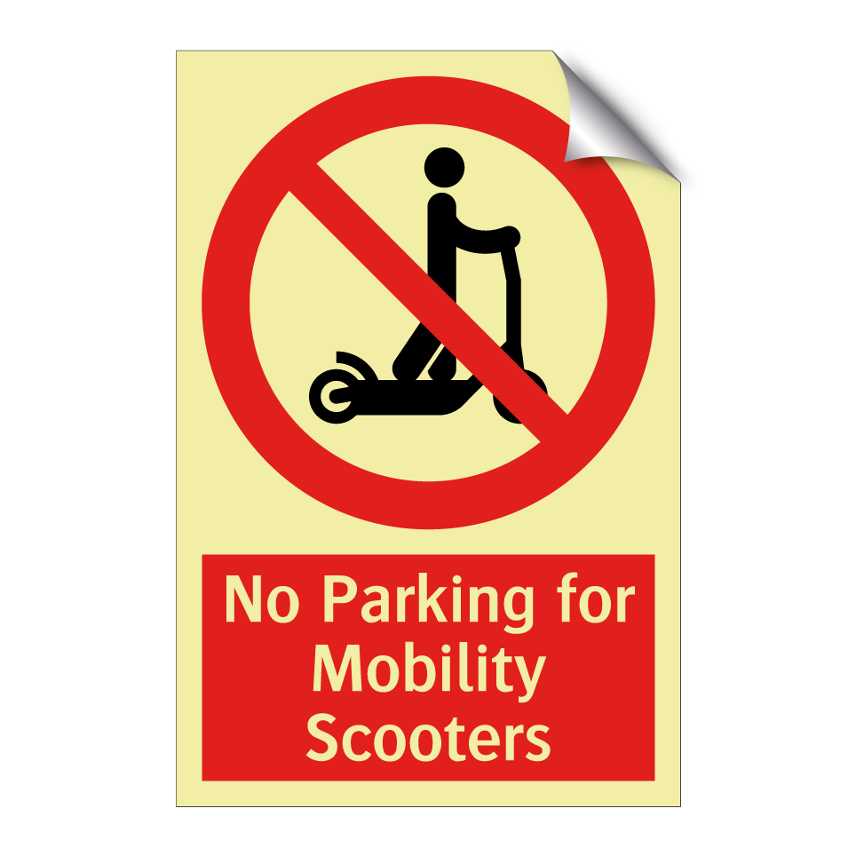 No Parking for Mobility Scooters