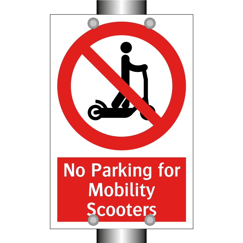 No Parking for Mobility Scooters