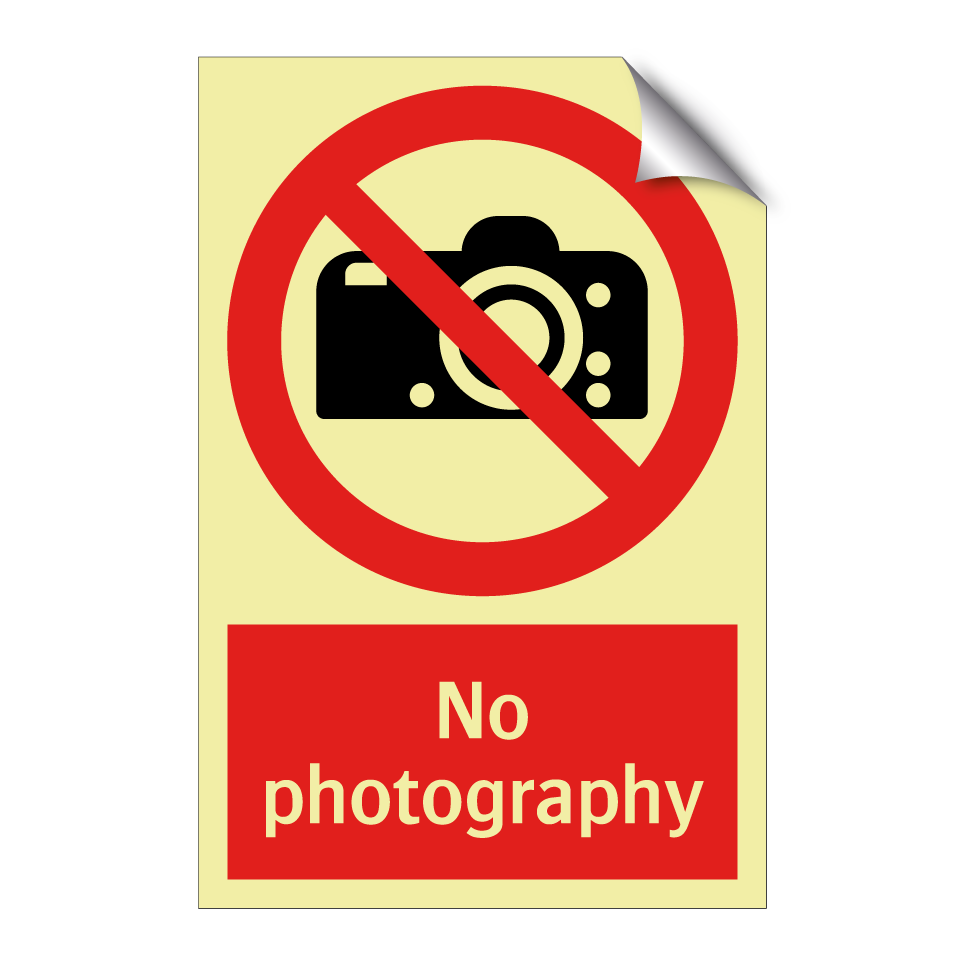 No photography