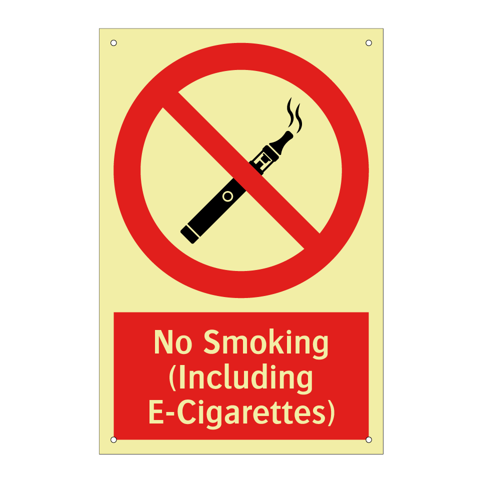 No Smoking (Including E-Cigarettes)