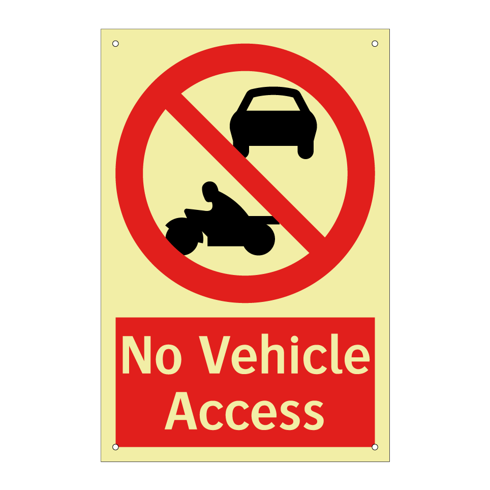 No Vehicle Access