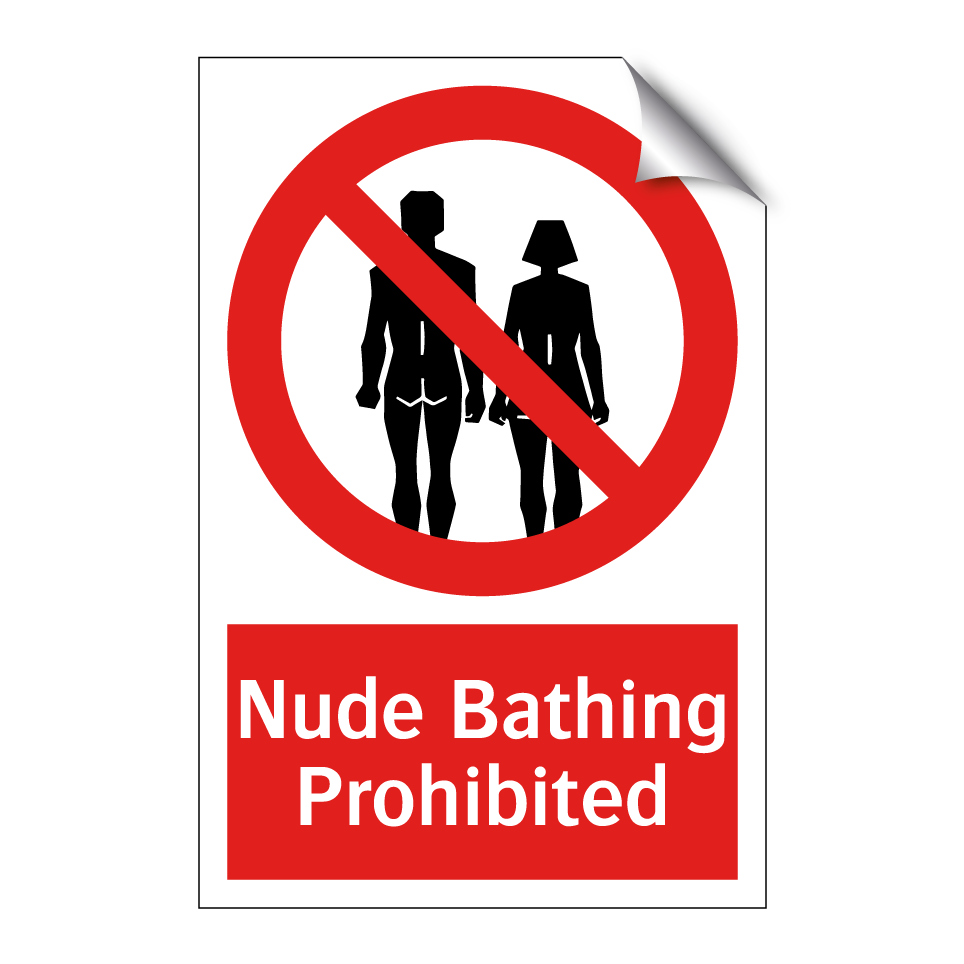 Nude Bathing Prohibited