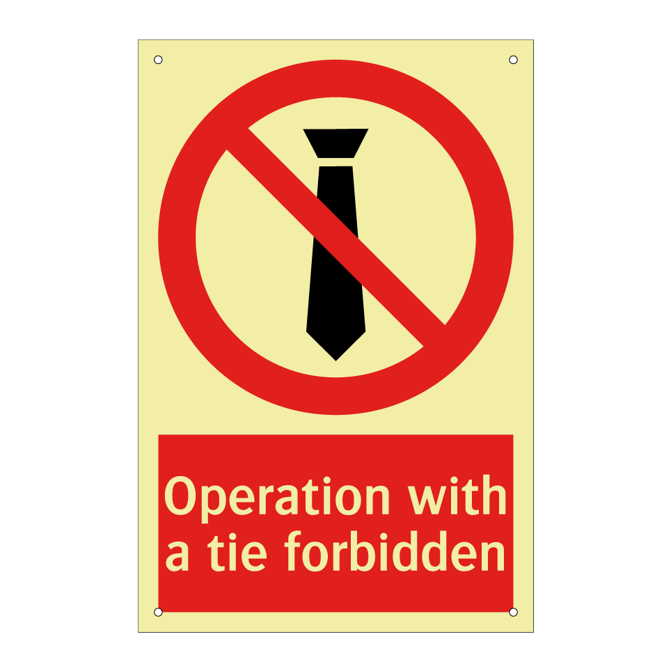 Operation with a tie forbidden