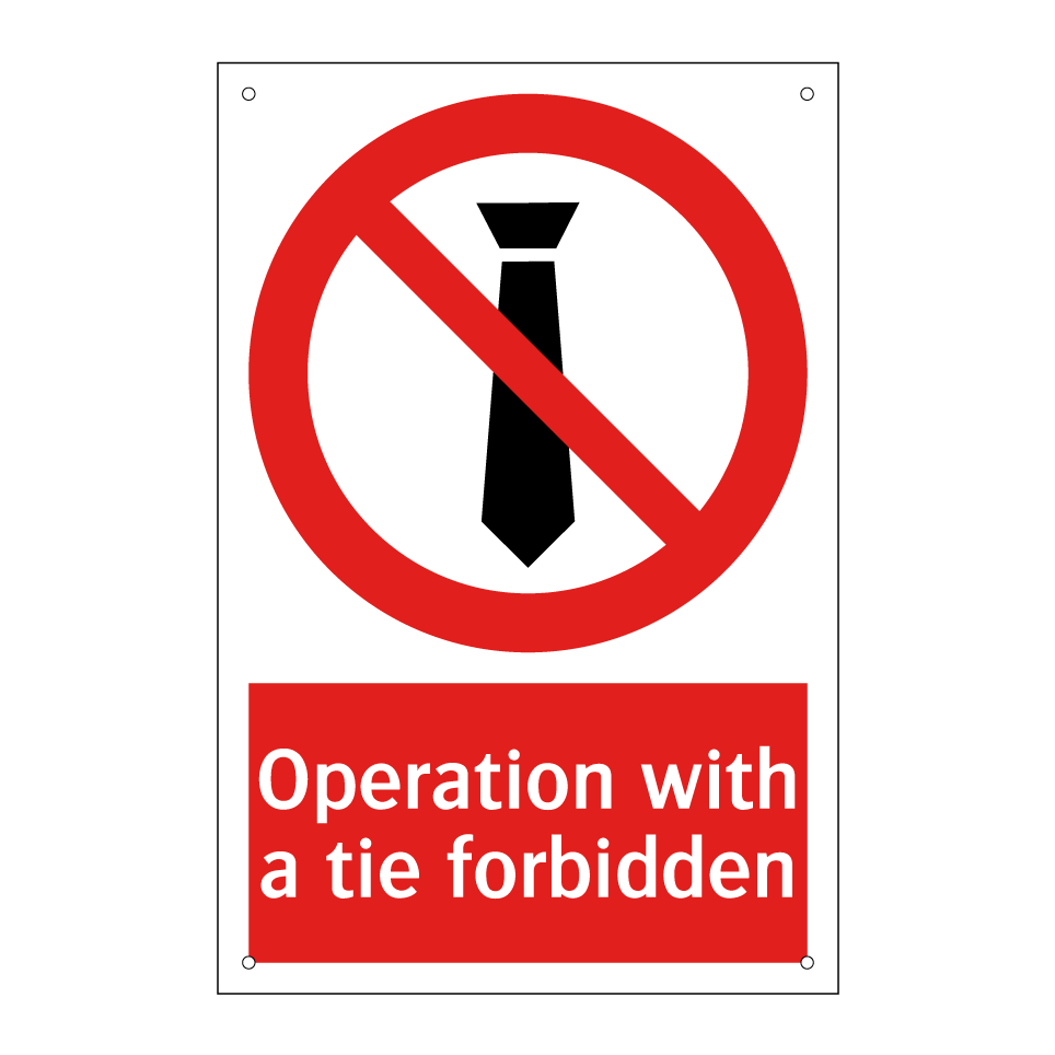 Operation with a tie forbidden