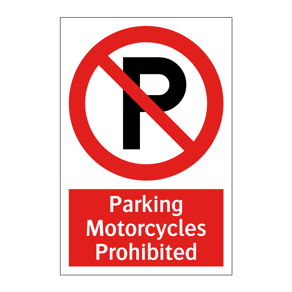 Parking Motorcycles Prohibited
