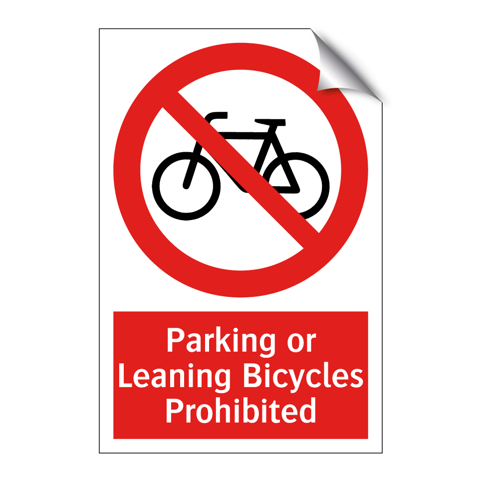 Parking or Leaning Bicycles Prohibited