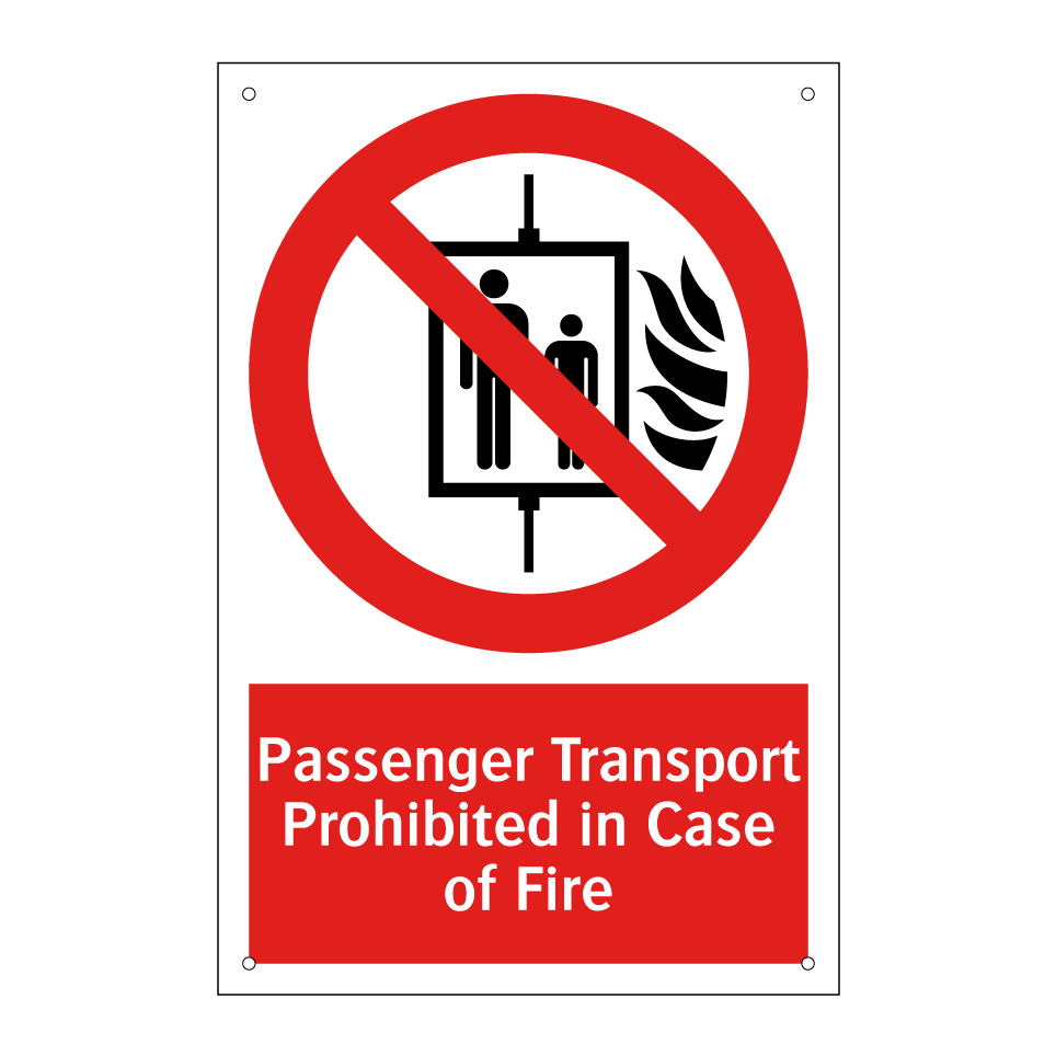 Passenger Transport Prohibited in Case of Fire