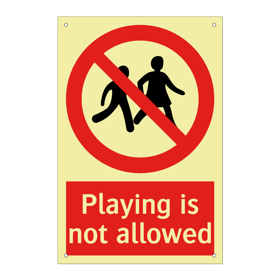 Playing is not allowed
