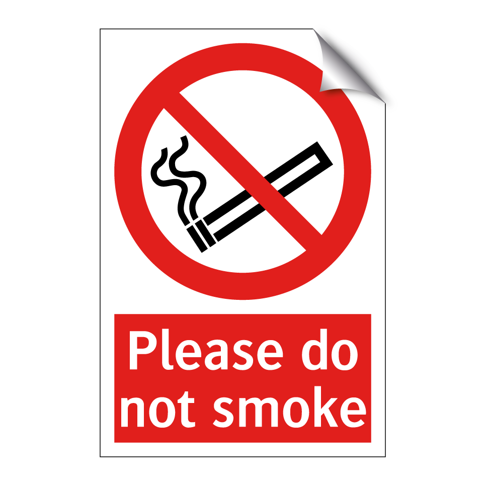 Please do not smoke