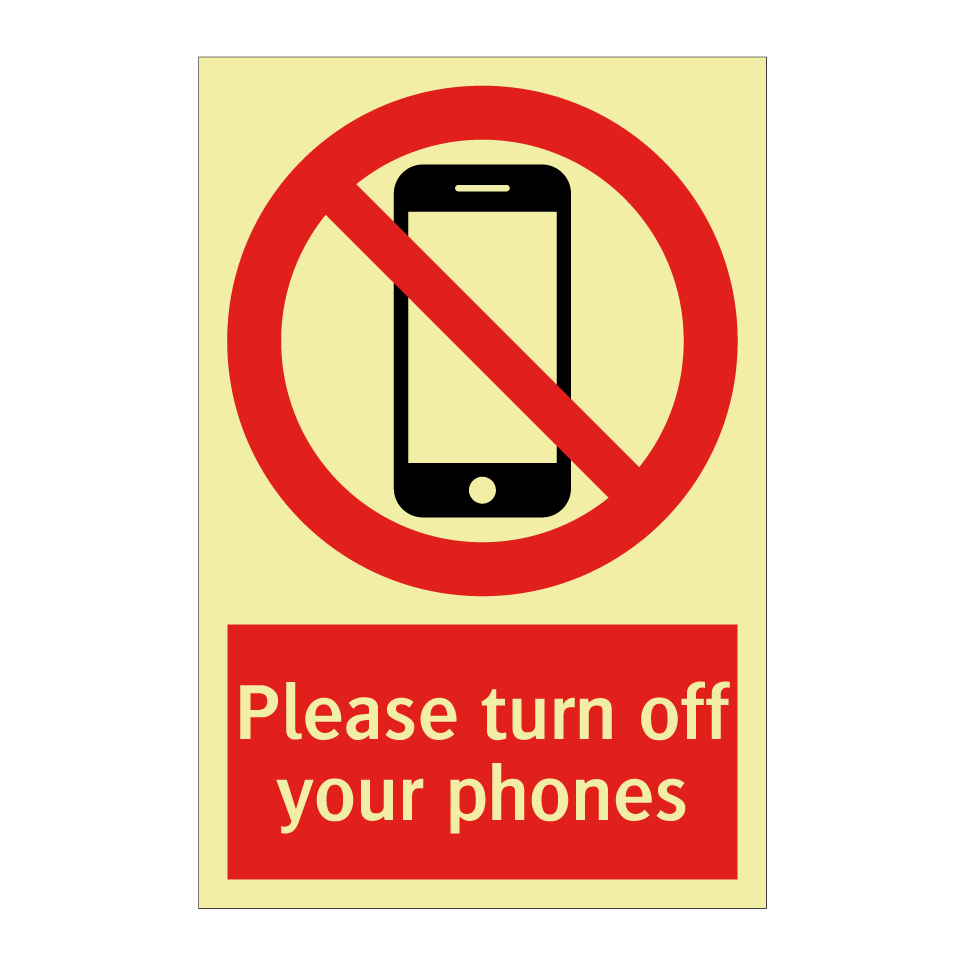 Please turn off your phones