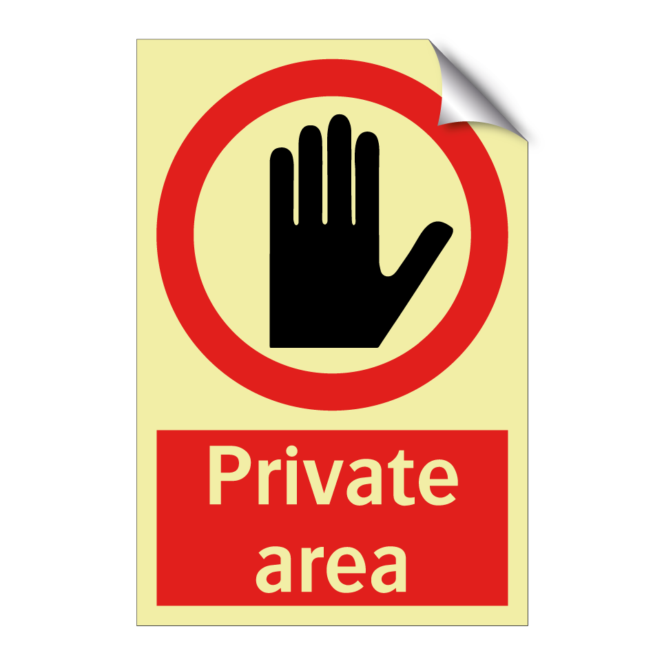 Private area