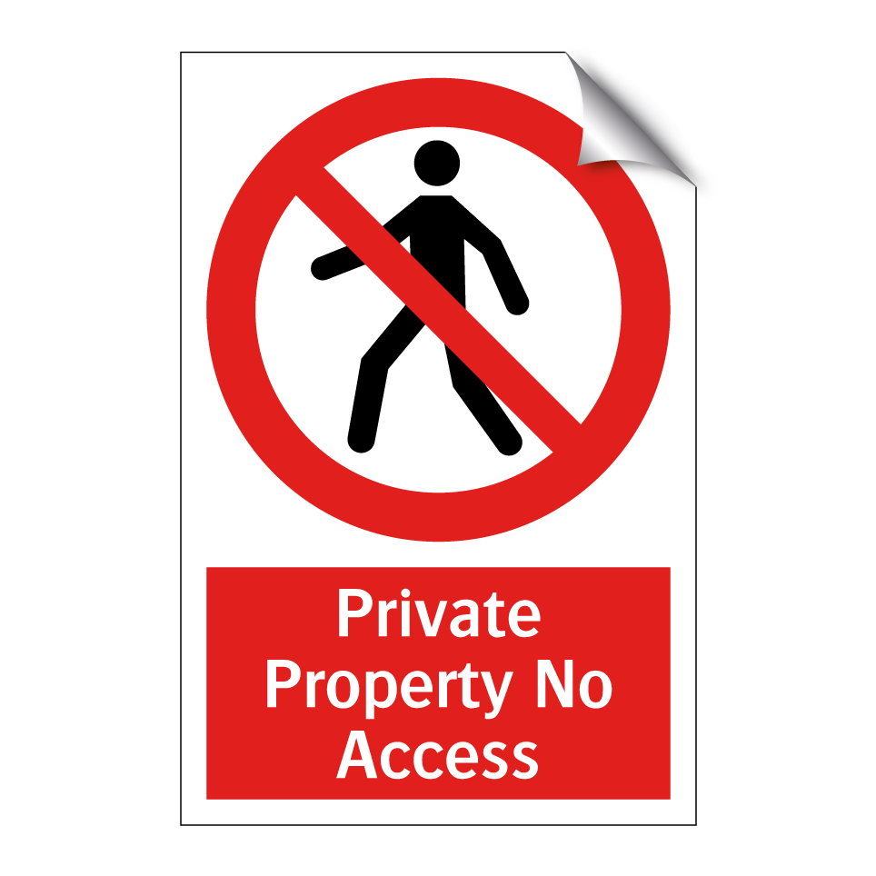 Private Property No Access