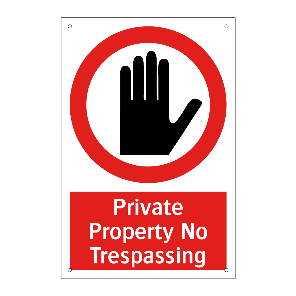 Private Property No Trespassing