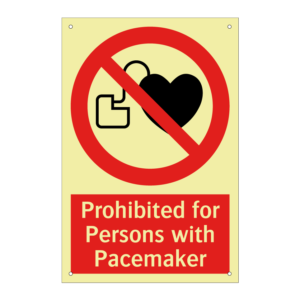 Prohibited for Persons with Pacemaker