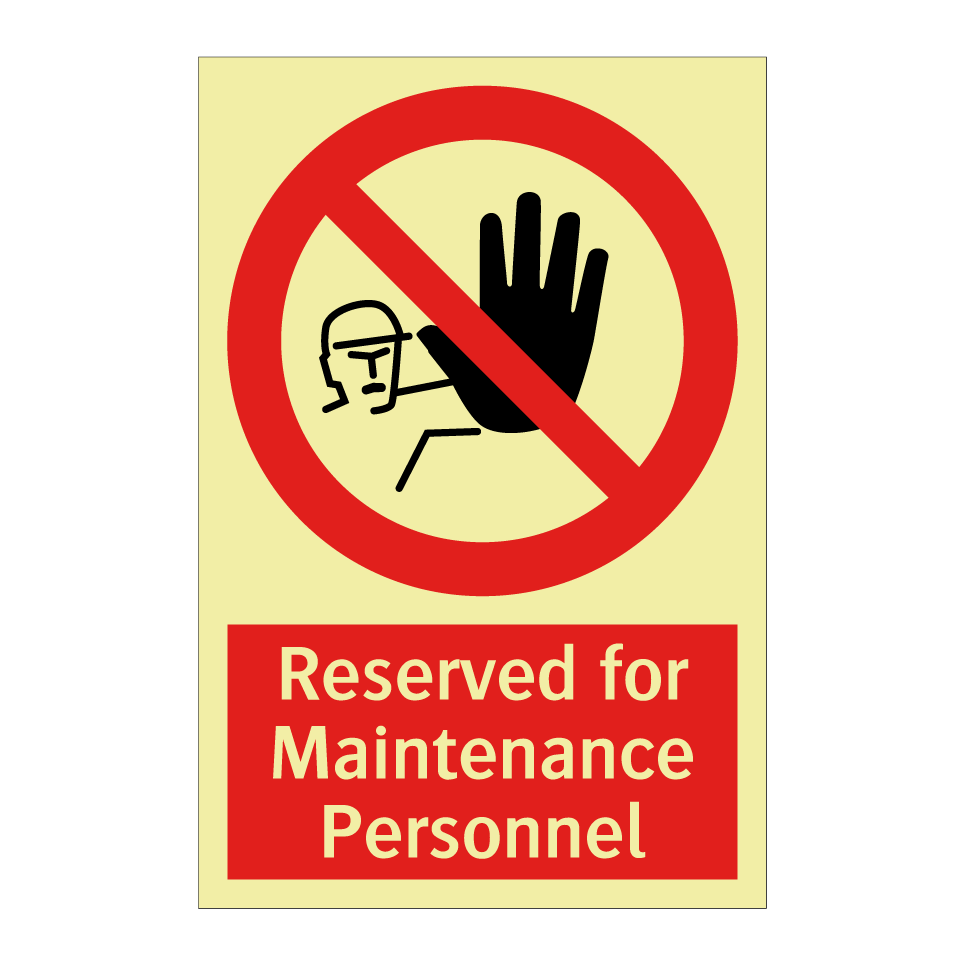 Reserved for Maintenance Personnel